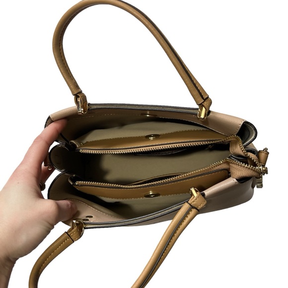 Foxer - Womens Two Toned Shoulder Purse - Picture 11 of 15